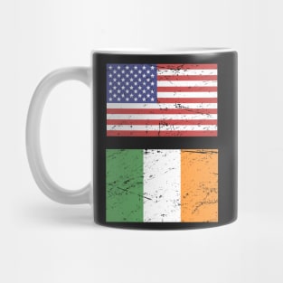 United States Flag & Republic Of Ireland Flag Mug